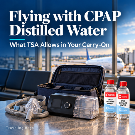 Flying with CPAP Distilled Water: What TSA Allows in Your Carry-On