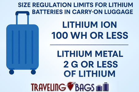 TSA carry-on luggage lithium battery inspection
