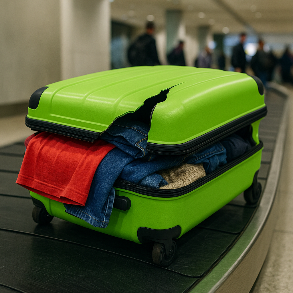 What To Do When The Airline Breaks Your Bag