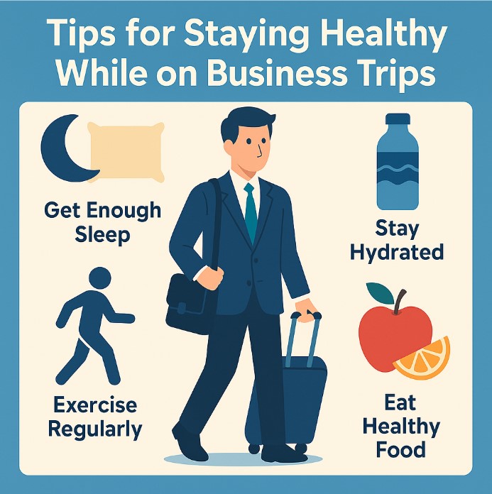 Tips For Staying Healthy While On The Road and In The Air
