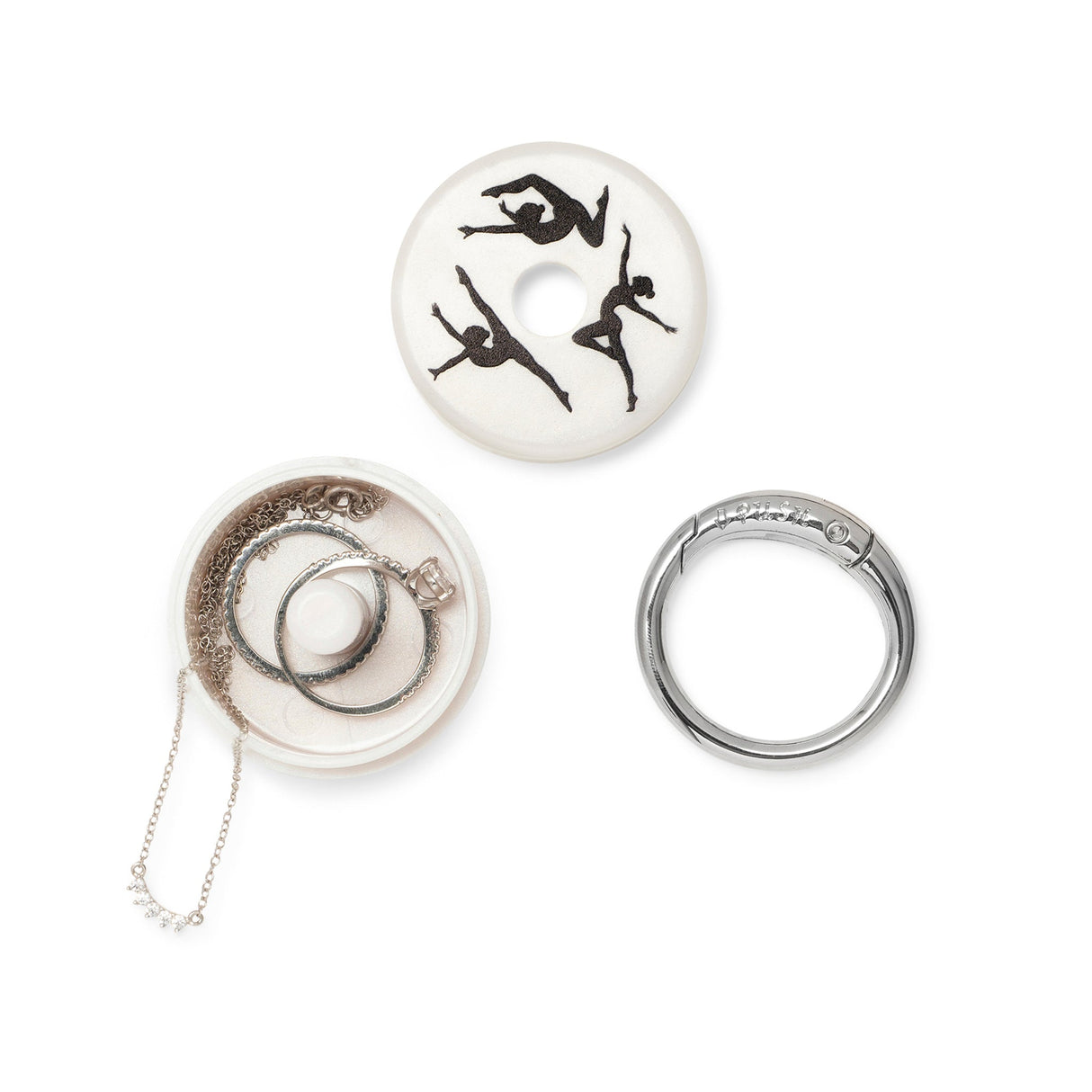 Sports - Lion Latch  Traveling Jewelry Holder Storage, Pill Box Keychain Container. As Seen on Shark Tank.