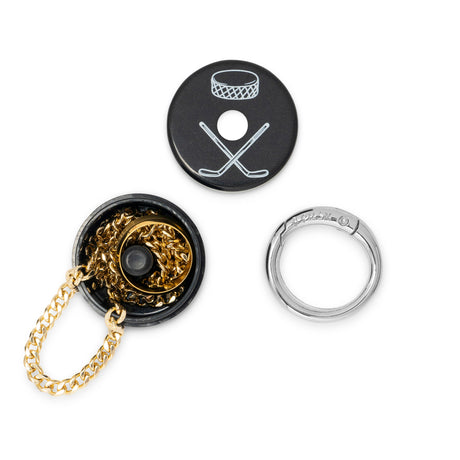 Sports - Lion Latch  Traveling Jewelry Holder Storage, Pill Box Keychain Container. As Seen on Shark Tank.