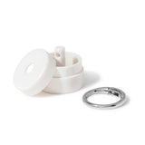 Lion Latch - Solid Colors: Traveling Jewelry Holder Storage, Pill Box Keychain Container. As Seen on Shark Tank.