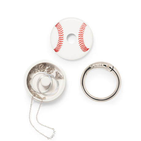 Sports - Lion Latch  Traveling Jewelry Holder Storage, Pill Box Keychain Container. As Seen on Shark Tank.