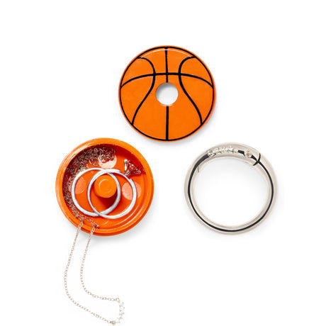 Sports - Lion Latch  Traveling Jewelry Holder Storage, Pill Box Keychain Container. As Seen on Shark Tank.