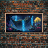 Enchanted Forest Painting, Fantasy Art, Fairy House, Fantasy, Woodland Decor, Woods, Forest, Fairy Forest
