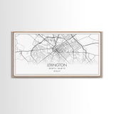 Lexington City Map, Kentucky Map, Map Art, Modern Art, Wall Art, Canvas Art, Dorm Room Decor, Country Wall Art, Housewarming Gift, Prints