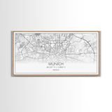 Munich City Map, Germany Map, Map Art, Minimalist Wall Art, Wall Art, Canvas Art, Gift For Men, European Wall Art, Family Wall Art, Prints