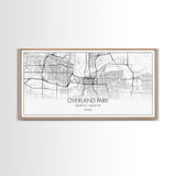 Overland Park City Map, Kansas Art, Map Print, Minimalist Wall Art, Wall Art, Canvas Art, Gift For Realtor, Boho Wall Hanging, Southern Art