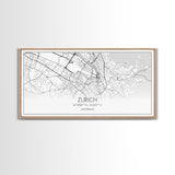 Zurich City Map, Switzerland Art, Map Print, Modern Wall Art, Wall Art, Canvas Art, Home Office Art, Newlywed Gift, Landscape Art Print
