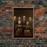 Halloween Wall Art, Spooky Room Decor, Horror Decor, Creepy Art, Ghost Art, Dark Fantasy, Canvas Print, Wall Art, Vertical Print, Room Decor