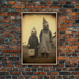 Horror Decor, Spooky Room Decor, Spooky Halloween, Dark Wall Art, Occult Art, Canvas Print, Wall Art, Vertical Print, Home Decor, Wall Decor