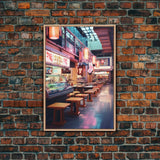 Japanese Restaurant, Japanese Wall Art, Asian Wall Art, Canvas Print, Wall Hanging, Portrait Art, Business Gift, Office Wall Decor, RV Decor