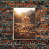 Giant Andersonia, Desert Art, Plant Art, Canvas Print, Wall Hanging, Portrait Art, Business Gift, College Dorm Decor, Minimalist Prints