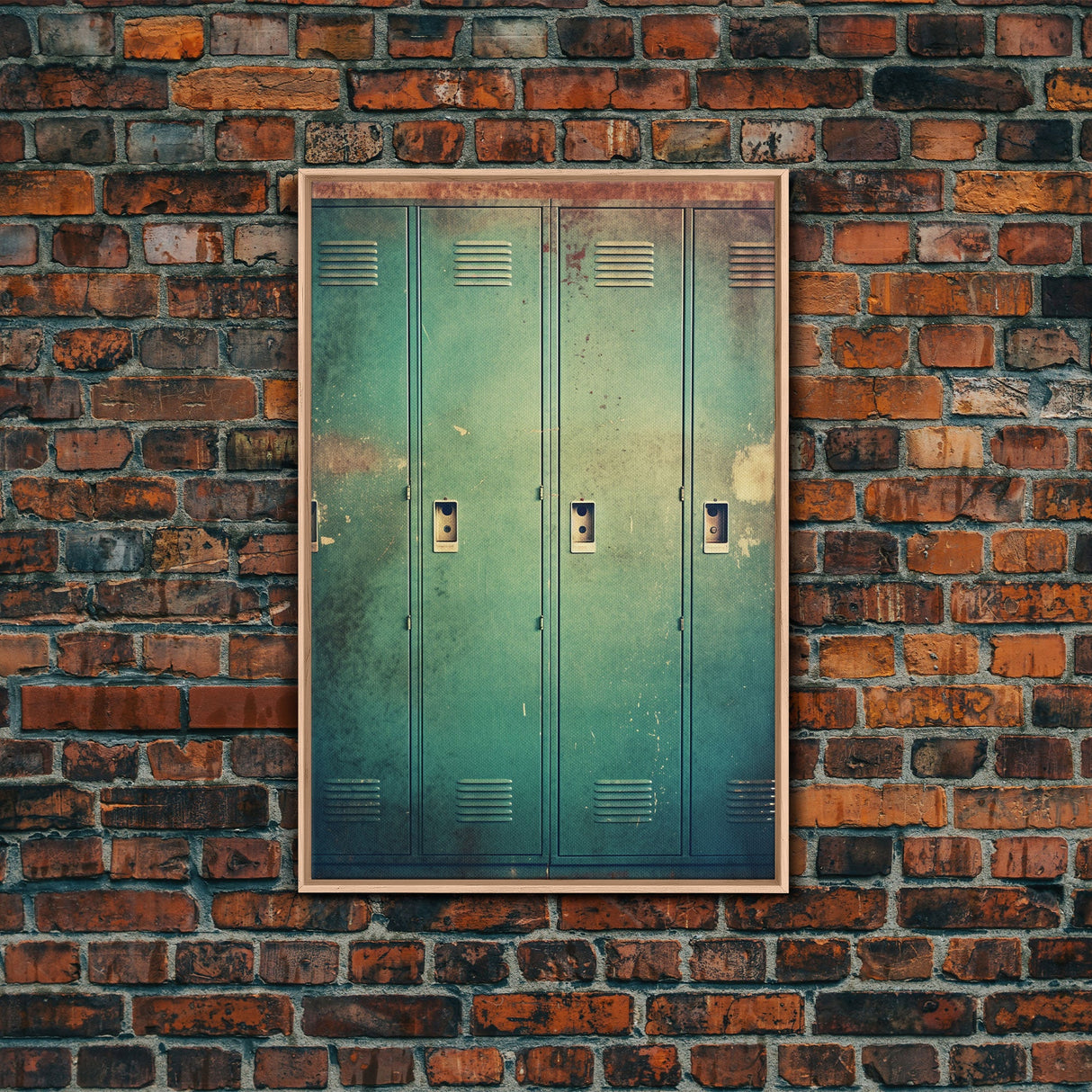 Locker Decor, Rustic Wall Decor, Minimalist Wall Art, Canvas Print, Wall Hanging, Portrait Art, Trendy Wall Art, Modern Prints, Room Decor