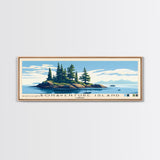 Bonaventure Island, Canada Panoramic Print, Vacation Gift, Canada Wall Art, Vacation Wall Art, Vacatation Memories, Beach Decor, Beach Or Lakehouse Art