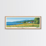 Grand Isle, Vermont Panoramic Print, Vacation Gift, Vermont Wall Art, Vacation Wall Art, Vacatation Memories, Beach Decor, Beach Or Lakehouse Art
