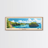 Guimaras, Philippines Panoramic Print, Vacation Gift, Philippines Wall Art, Vacation Wall Art, Vacatation Memories, Beach Decor, Beach Or Lakehouse Art