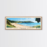 Hot Water Beach, New Zealand Panoramic Print, Vacation Gift, New Zealand Wall Art, Vacation Wall Art, Vacatation Memories, Beach Decor, Beach Or Lakehouse Art