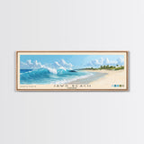 Jaws Beach, Bahamas Panoramic Print, Vacation Gift, Bahamas Wall Art, Vacation Wall Art, Vacatation Memories, Beach Decor, Beach Or Lakehouse Art