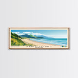 Kapiti Island, New Zealand Panoramic Print, Vacation Gift, New Zealand Wall Art, Vacation Wall Art, Vacatation Memories, Beach Decor, Beach Or Lakehouse Art