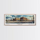 Renton Washington Panoramic Print, Creative Framed Canvas Print, City Travel Poster, Living Room Art, Home Decor, Unique Gift