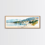 Acharnes Greece Travel Print Wall Art, Panoramic City Art, Travel Art, Wall Decor, Vacation Gift, Framed Canvas Print Or Metal Art