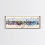 Cheboksary Russia Travel Art, City Art, Framed Canvas Print or Metal Wall Art, Europe Travel Poster, Panoramic Wall Art, Extra Wide Wall Art