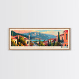 Kahramanmaras Turkey Panoramic Travel Poster, Framed Canvas Print or Metal Wall Art, Travel Art, Home Decor, Panoramic Painting, Midcentury Art