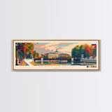Stary Oskol Russia Travel Print Wall Art, Panoramic City Art, Travel Art, Wall Decor, Vacation Gift, Framed Canvas Print Or Metal Art