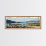 Table Rock Lake Missouri Panoramic Wall Art, Framed Canvas Print, Lake House Decor, Travel Poster, Beautiful Lake Scene, Living Room Decor