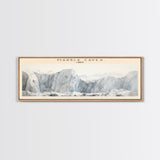Gullfoss Waterfall Travel Poster Print, Framed Canvas Wall Art, Metal Wall Art, COUNTRY art, Gift For Him, Travel Wall Art, Travel Lover Gift