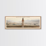 Uffizi Gallery Travel Print Wall Art, Travel Poster Print, Retro Style COUNTRY Home Decor, Wall Hanging, Travel Gift Idea, Unique Metal Art