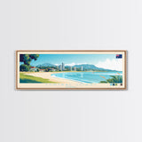 Central Coast, Australia Panoramic Travel Poster Canvas Print, Central Coast, Australia Painting, Australia Art, Central Coast Panoramic Travel Art, Travel Painting