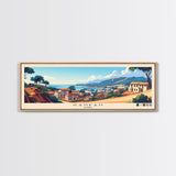 Kankan, Guinea Panoramic Travel Poster Canvas Print, Kankan, Guinea Painting, Guinea Art, Kankan Panoramic Travel Art, Travel Painting