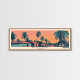 Bertoua, Cameroon Panoramic Canvas Print, Bertoua, Cameroon Painting, Cameroon Art, Bertoua Travel Poster, Travel Art, Guest Room Painting