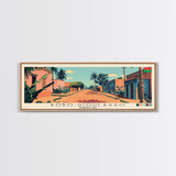 Bobo-Dioulasso, Burkina Faso Panoramic Canvas Print, Bobo-Dioulasso, Burkina Faso Painting, Burkina Faso Art, Bobo-Dioulasso Travel Poster, Travel Art, Guest Room Painting