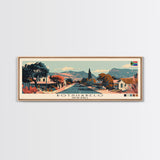 Botshabelo, South Africa Panoramic Canvas Print, Botshabelo, South Africa Painting, South Africa Art, Botshabelo Travel Poster, Travel Art, Guest Room Painting