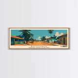 Butembo, Congo Panoramic Canvas Print, Butembo, Congo Painting, Congo Art, Butembo Travel Poster, Travel Art, Guest Room Painting