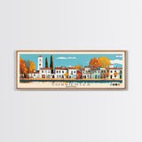 Corrientes, Argentina Panoramic Canvas Print, Corrientes, Argentina Painting, Argentina Art, Corrientes Travel Poster, Travel Art, Vacation Gift