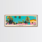 Korhogo, Ivory Coast Panoramic Canvas Print, Korhogo, Ivory Coast Painting, Ivory Coast Art, Korhogo Travel Poster, Travel Art, Vacation Gift