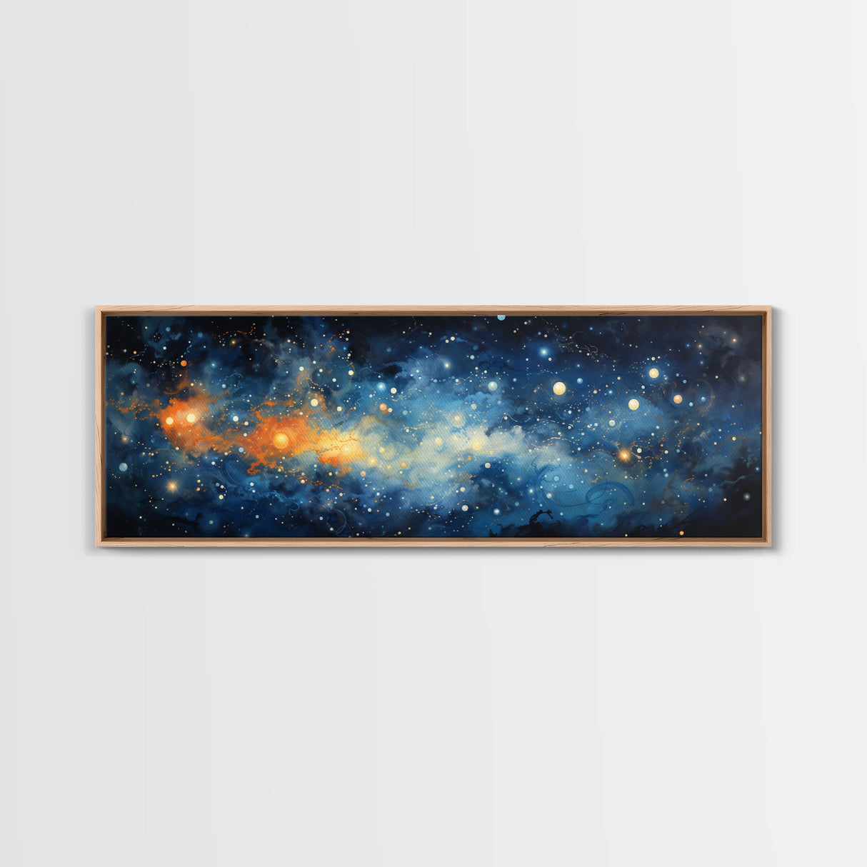 Framed Canvas Print Of The Universe, Space Exploration, Galaxy Print, Astronomical Gift, Room Decor, FREE SHIPPING