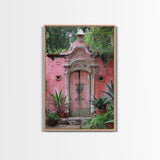 Change675 Architecture Print, 19th Century Architecture Photography, Mexico City Wall Art, Wood Framed Canvas Print