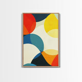 Large Colorful Abstract Art Painting Canvas Print, Abstract Extra Large Wall Art, Vertical Print