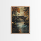 Fly Fishing Art Print on Canvas - Outdoors Gift Idea - Gift For Dad - Fly Fishing Art - Fly Fishing Painting - Trout Fishing - Outdoorsman Gift