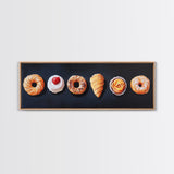 Pastries Painting Print, Bakery Wall Art, Art for Bakery, Food Painting, Kitchen Decor, Food Art, Food Paintings, Food Illustration