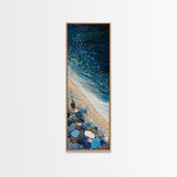 Mystical Torch, phoenix metal art, wabi sabi art, framed canvas, Ozymandias art, dark romance painting, blue and green wall art