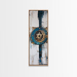 Ocean, Coastal Decor, Canvas Print, oyster painting, nautical decor, coastal wall art, farmhouse art, rustic wall art, above sofa art, gift idea