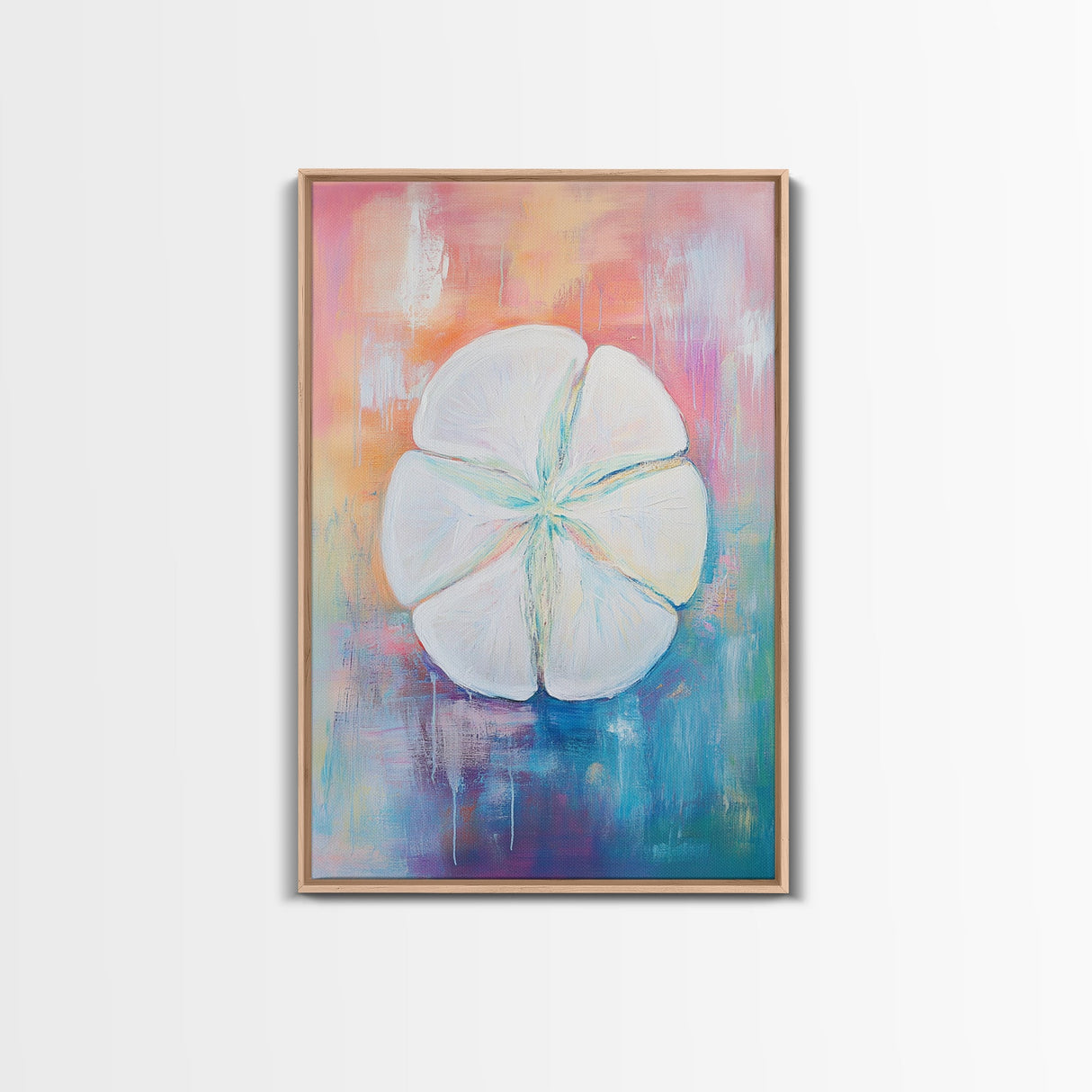 Lemon Art Print, Citrus Kitchen Decor, Coastal Art, Tropical Fruit Painting, Boho Art, Vibrant Wall Art, Canvas Print, Dining Room Decor