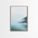 Misty Waters, Lake Tahoe Art, Moody Art, Coastal Landscape, Nautical Wall Art, Wabi Sabi Art, Minimalist Art, Canvas Print